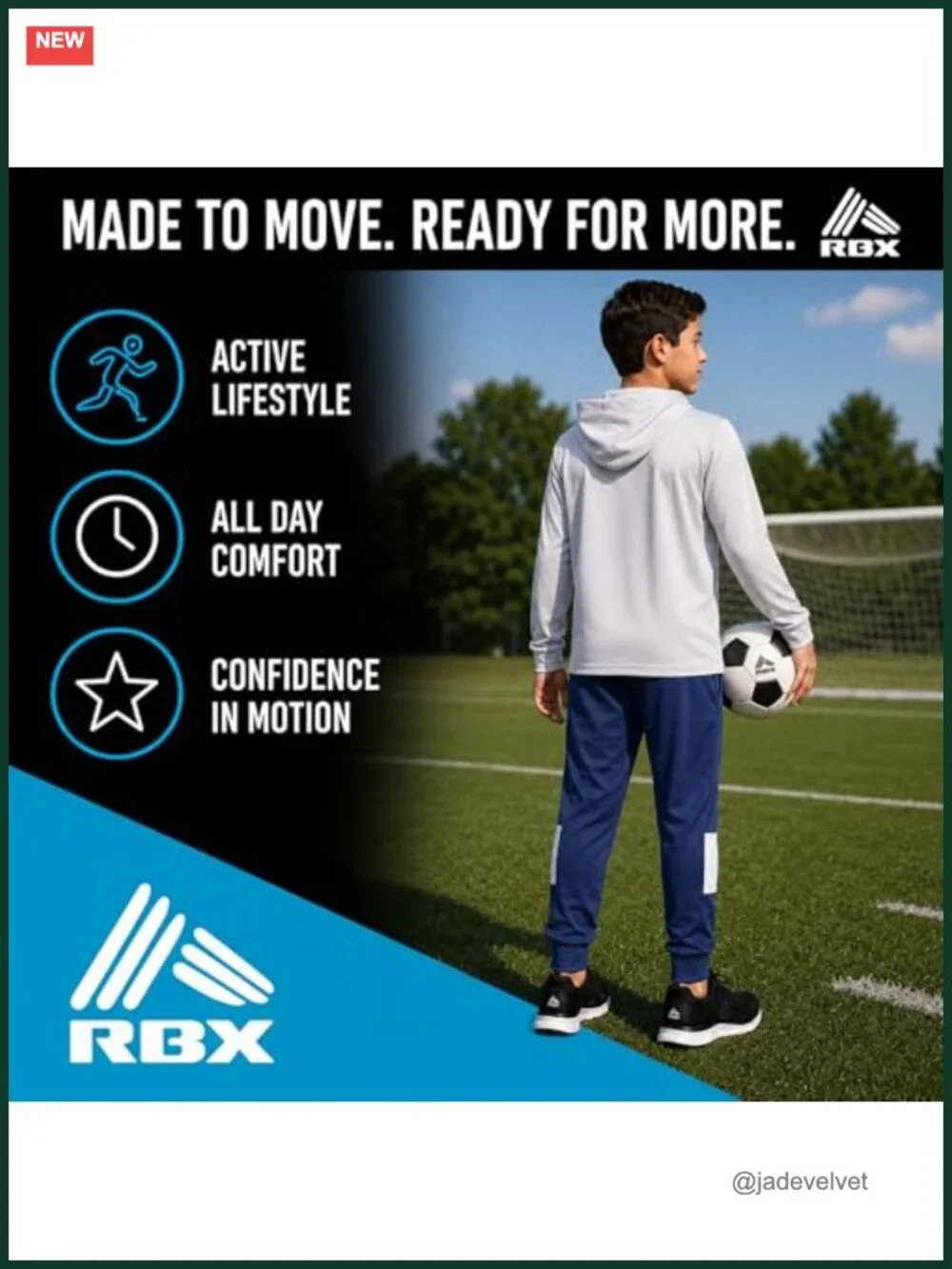 Athletic 2-Piece Hoodie and Jogger Set for Boys